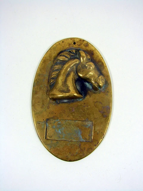PLAQUE FER RÉCOMPENSE CONCOURS HIPPIQUE 1972 plaisance touch 5ém prix