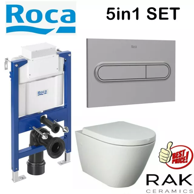 Roca A822502200 Simple Single-Volume Flush Mechanism with 4