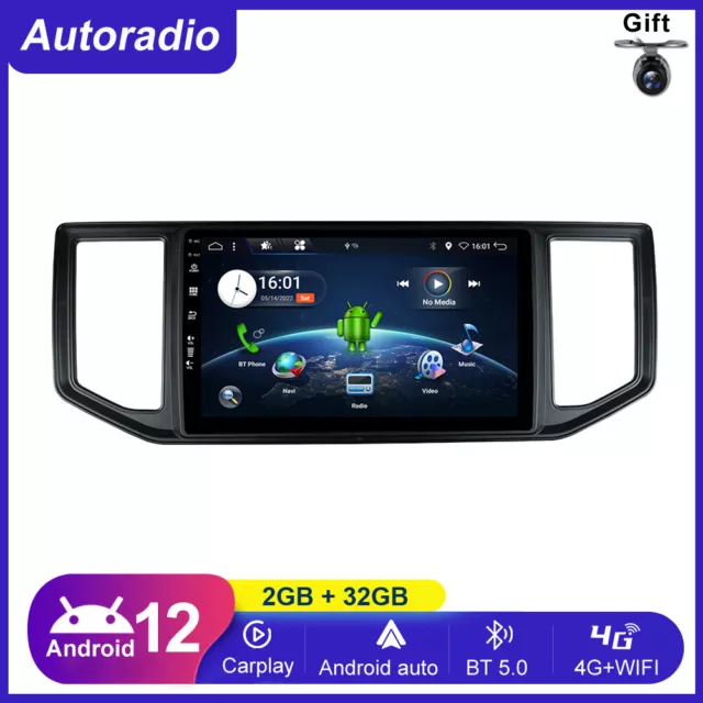 2 Din Android 12 Autoradio Pour VW Amarok Crafter Van Man 2017-2021 GPS Carplay