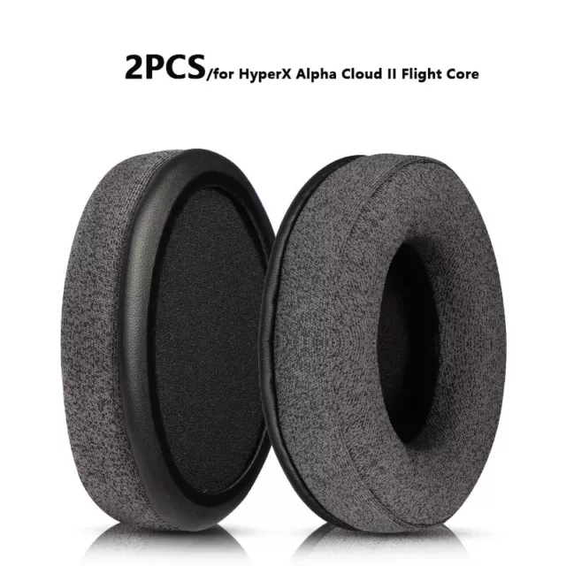 Replacement Skin-Friendly Cloth Leather Earpads For HyperX Alpha Cloud 1/2