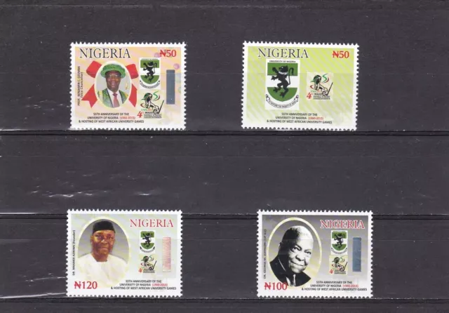 Nigeria west african university games mnh set, rare 2015