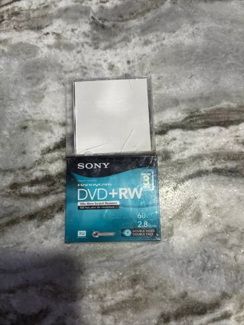 Sony Handycam DVD+RW-Totalmente Nuevo 60 Min Doble Cara (Segundo Disco Incluido Gratis)