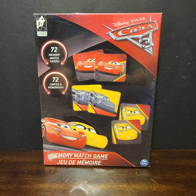 DISNEY PIXAR CARS Memory Match Game NIB 14.64 PicClick