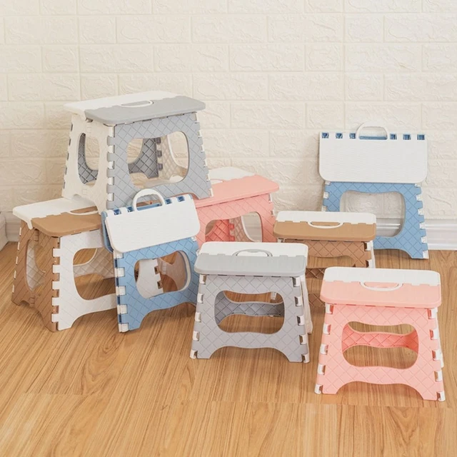 Lightweight Small Benches Handheld Foldable Stool Footstool  Camping