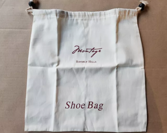 Montage Beverly Hills Drawstring Dust Bag Shoe Bags 15" X 15" - 4 Set of Bags