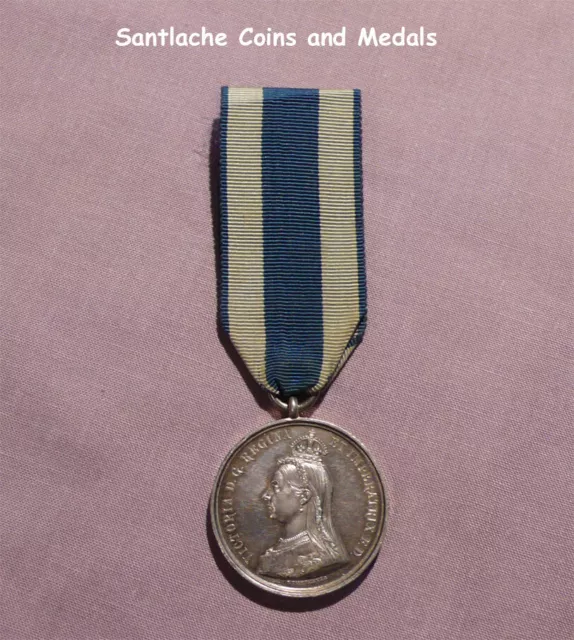 1897 Official Queen Victoria Diamond Jubilee Medal In Silver