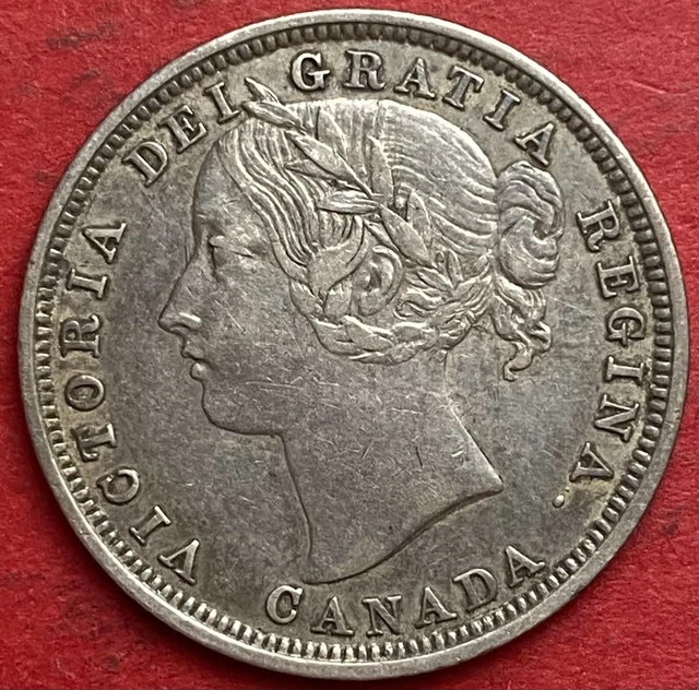 1858 Canada 20 Cents - VF/EF - Lot#6935