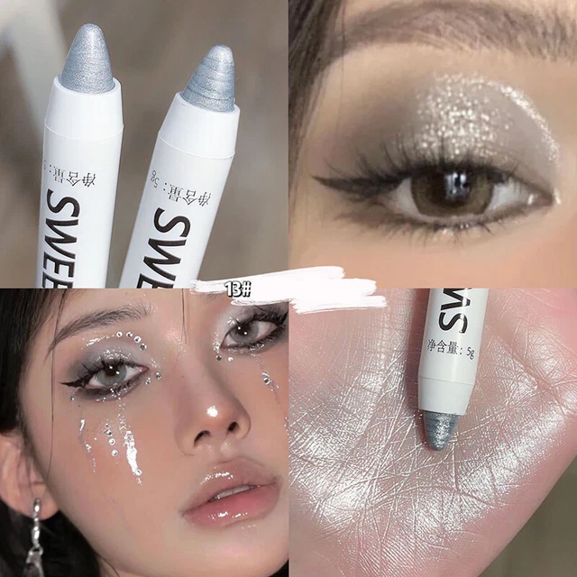 Sombra de ojos resistente al agua Stick delineador de ojos lápiz efecto duradero maquillaje hágalo usted mismo