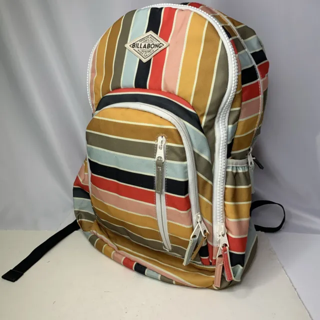 Billabong Roadie Serape Backpack School Laptop Compartment
