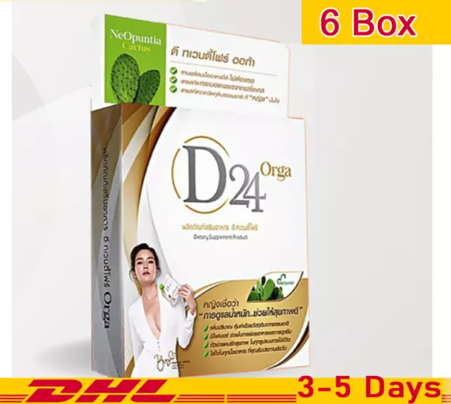 6X D24 orga Plus dietético doble quema grasa delgado suplemento dietético pérdida de peso