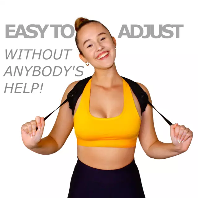 The BEST Posture Corrector Shoulder Brace - Easy to Adjust- Relieve Back Pain AU 3