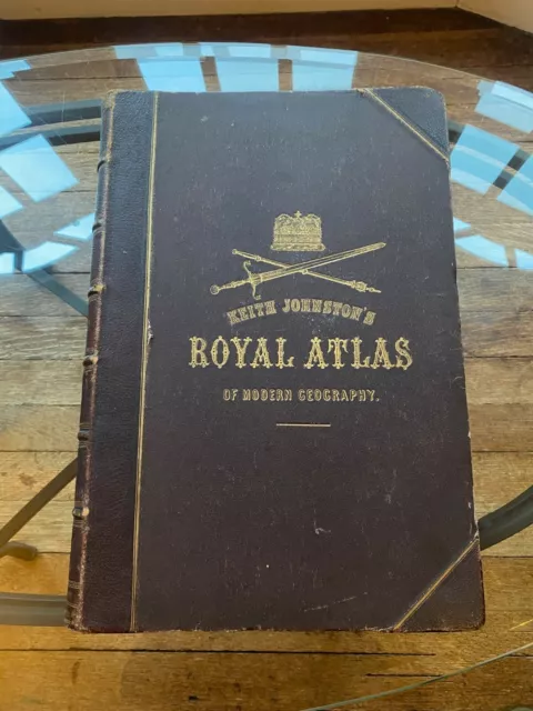 Books Antiquarian / Historic.  Johnston's Royal Atlas 1868 Exceptional Condition