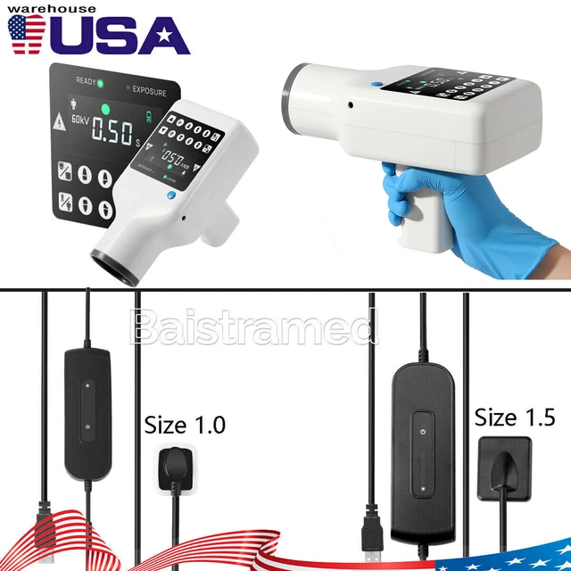 Portable Dental Digital X Ray Machine/Image System RVG X-Ray Sensor Size 1.0/1.5