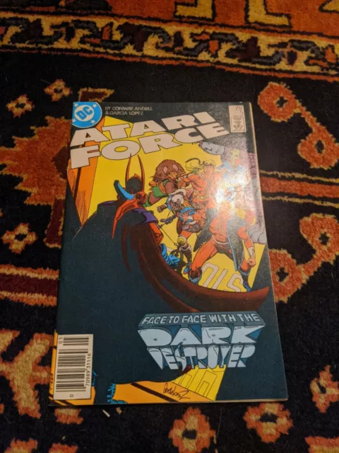 Dc #5 Atari Force May Face To Face With The Dark Destroy Old Comic Book Rare Vtg