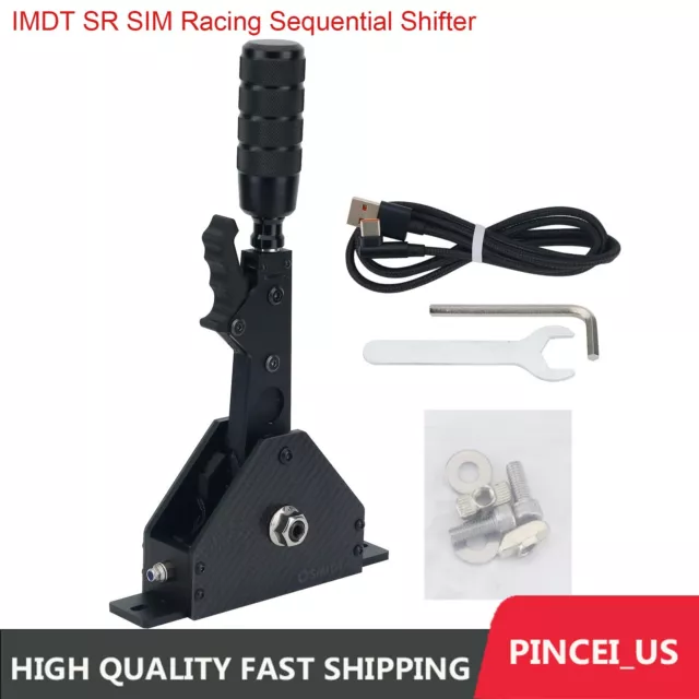 SIMDT SR SIM Racing Sequential Shifter H Shifter for Logitech G29 Thrustmaster