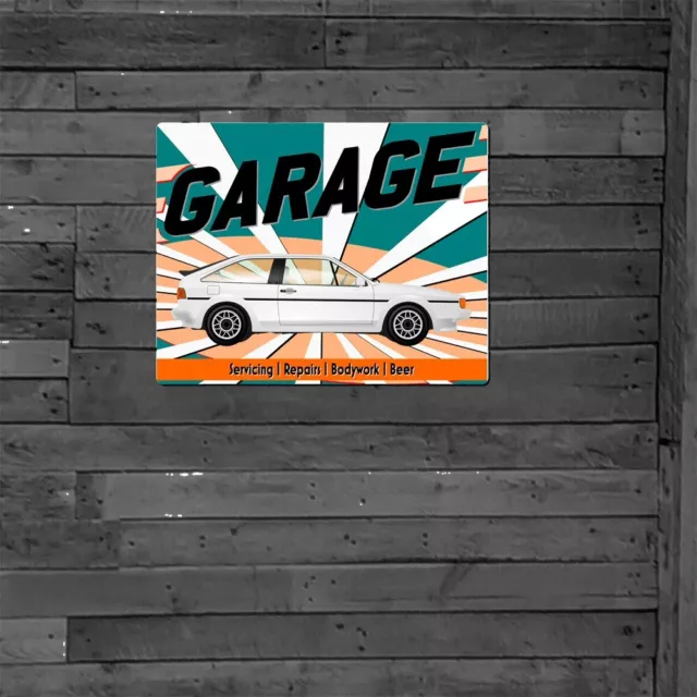 Personalised Man Cave Metal Sign Garage MK2 VW Scirocco Scala GTII Classic Ca...