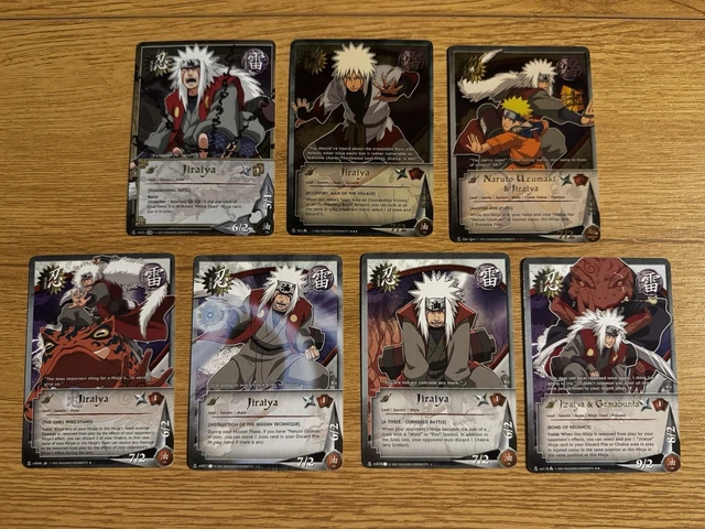 NARUTO CCG JIRAIYA 7 Card Lot Super Rare Holo And Non-Holo Pervy Sage $35.00 - PicClick NARUTO CCG JIRAIYA 7 Card Lot Super Rare Holo And Non-Holo Pervy Sage $35.00 - PicClick