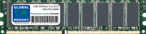 1GB DDR 266/333/400MHz 184-PIN ECC UDIMM Speicher RAM Für Servers /