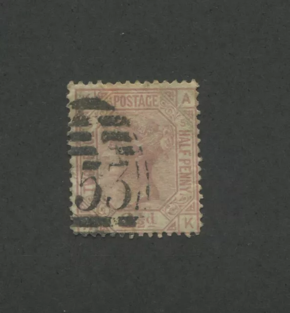 1876 Great Britain Stamp #67 Used Average Postal Canceled