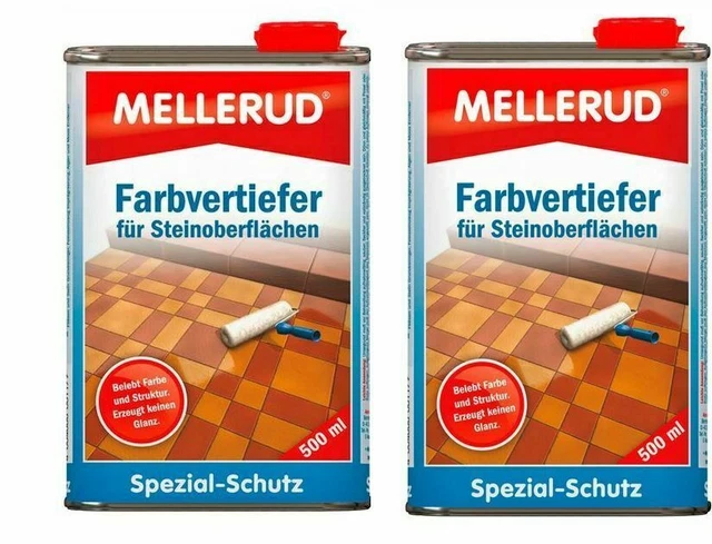 AKTION! 1LITER MELLERUD Farbvertiefer Schiefer Marmor Naturstein