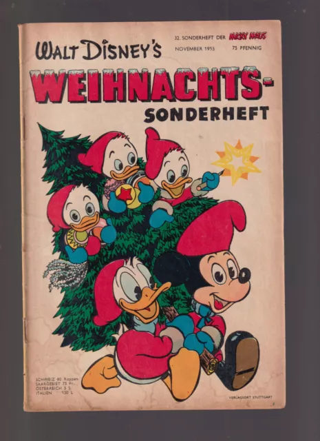 Micky Maus Sonderheft 1955 Nummer 32 guter Zustand