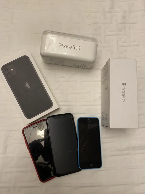 Apple iPhone Bundle 5c - 8GB - Blue A1507 (GSM) 11 and 6?