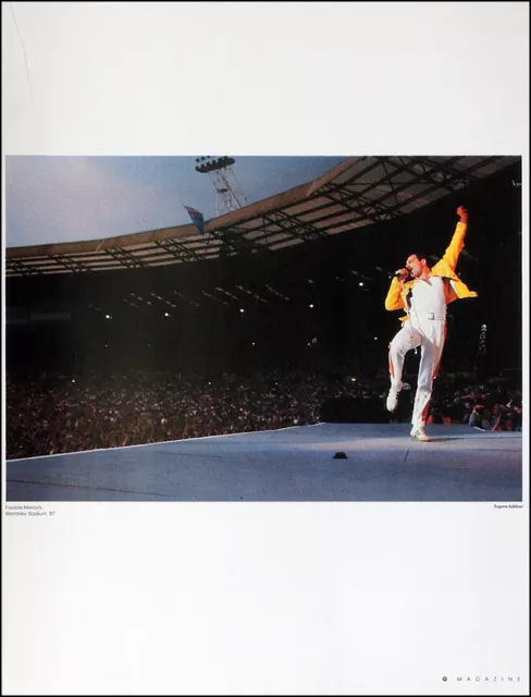 Queen Poster Page . 1987 Wembley Stadium Concert . Freddie Mercury . 5Q5