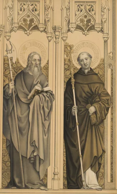 STRIXNER (*1782) nach MEISTER WILHELM (*1370), Hl. Bernardus u. hl. Matthäus,  1