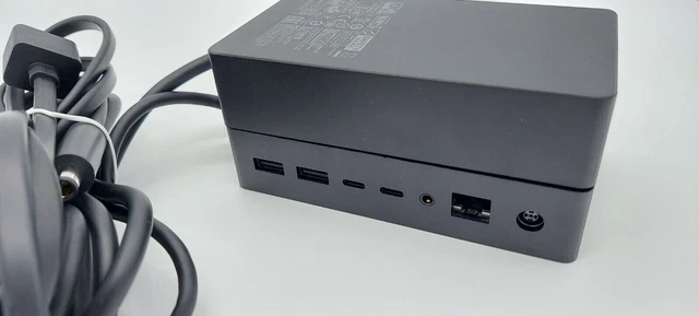 Microsoft Surface Dock 2 Model 1917 W/AC Microsoft Adapter 1931 (199W) Nice Cond