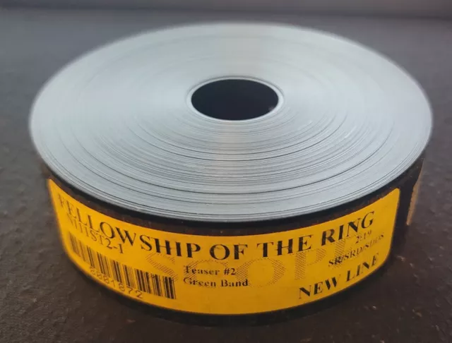 New sealed Lord of the Rings: Fellowship of the Ring 35mm film trailer  SCOPE