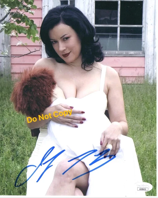 JENNIFER TILLY signed 8x10 Photo SEED OF CHUCKY Tiffany Valentine Doll JSA
