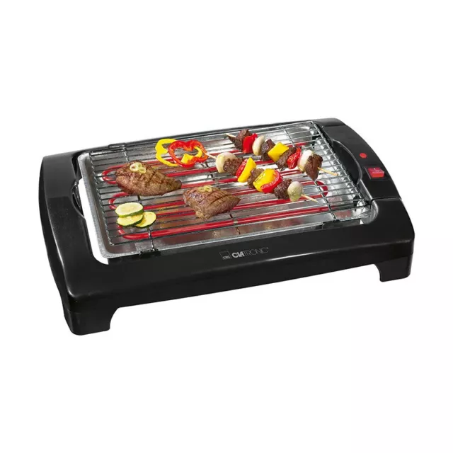 Barbecue Gril électrique de table 2000W Clatronic BQ 2977N Noir