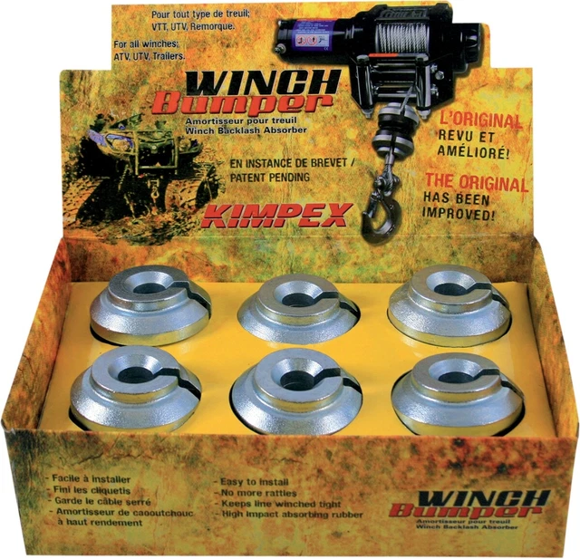 Kimpex 458213 Winch Bumper 2 Counter Display Box of 6