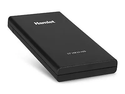 Hamlet HXD25U30 Boîtier de disques de stockage Boîtier HDD Noir 2.5"