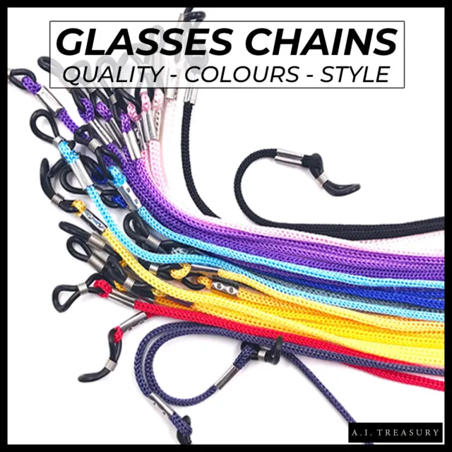 GLASSES CHAIN 35cm Cord Neck Lanyard Nylon Sunglasses Retainer Spectacles