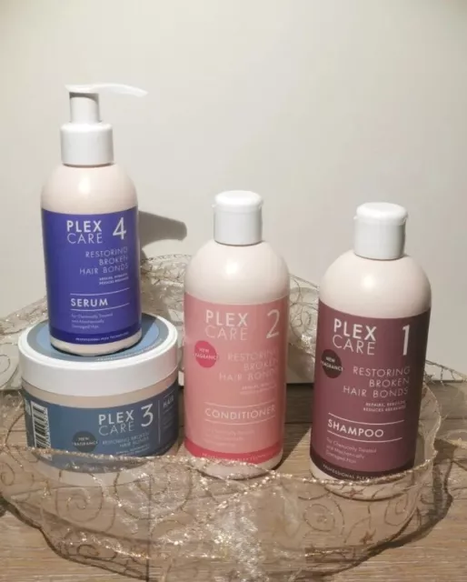 Plex Care Set: Shampoo, Conditioner, Hair Mask & Serum - Haarpflege 4er SET