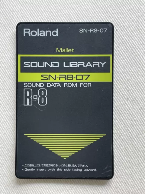 ROLAND SN-R8-07 MALLET ROM Card for R8 Drum Machine $99.00 - PicClick