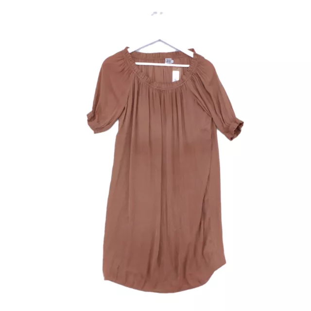 Kiwi Saint Tropez Women's Mini Dress S Brown 100% Other