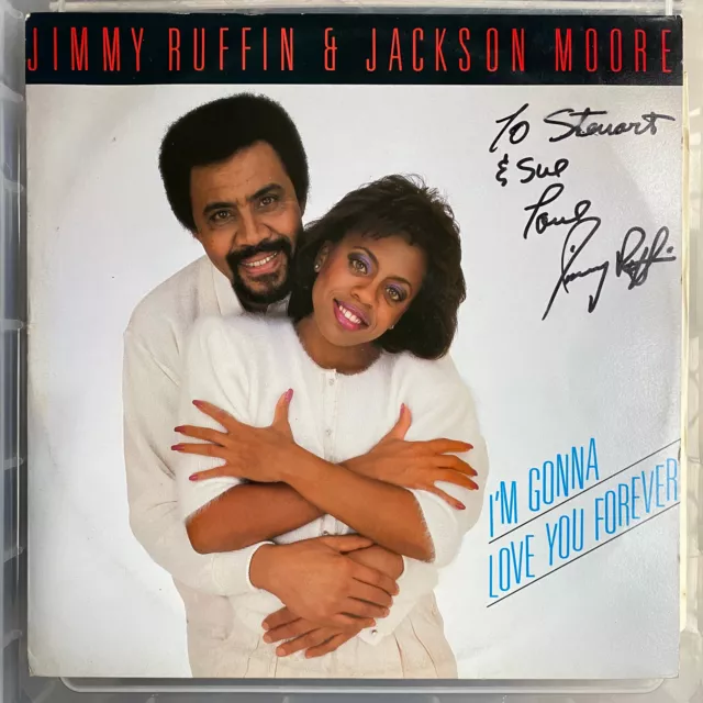 JIMMY RUFFIN & JACKSON MOORE 'I'm Gonna Love You Forever' (SIGNED by MR RUFFIN!)