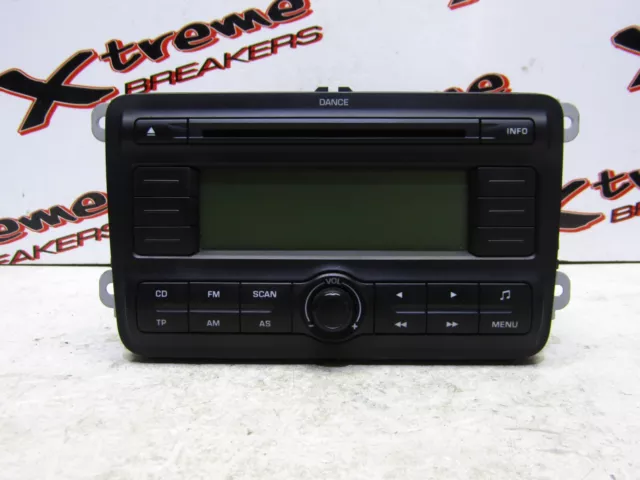 Skoda Fabia Mk2 2007-2010 Cd Radio Stereo Head Unit 5J0035161 - 0028