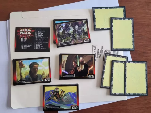 Star Wars Episode 1 Ikon Set Of 60 Cards And Checklist