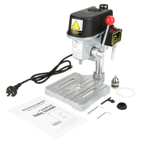 Powerful Electric Drill Press for Precision Work on Workbench - 220V 340W
