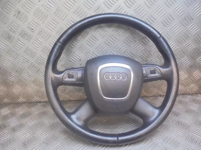 2007 Audi A6 Se C6 Estate Leather Steering Wheel Paddle Shift 4F0419091Ak