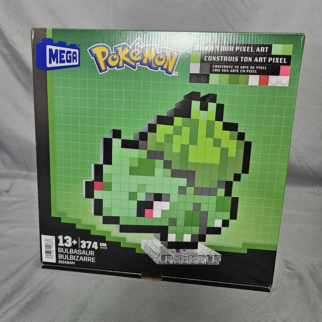 MEGA POKÉMON BULBASAUR Pixel Art Set 374 pcs • NEW Sealed • Buildable ...