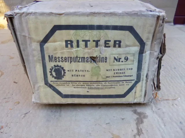 Messerputzmaschine, Ritter No.9