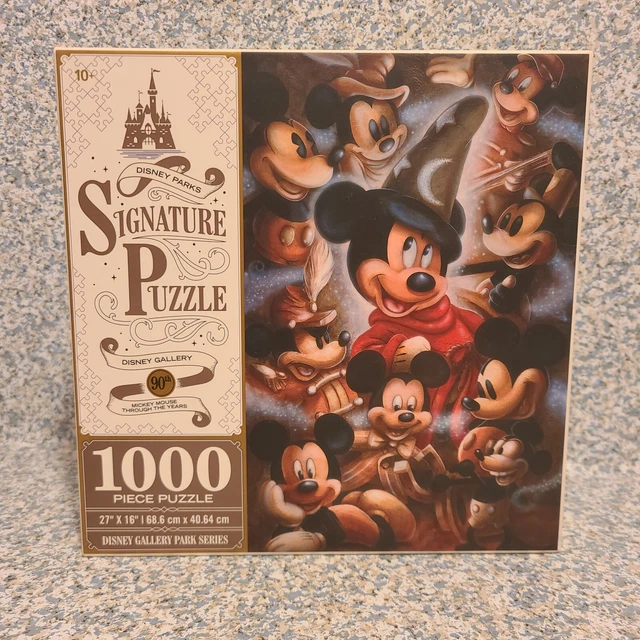 MICKEY MOUSE THROUGH THE YEARS Disney Gallery Signature 1000PC Puzzle ...