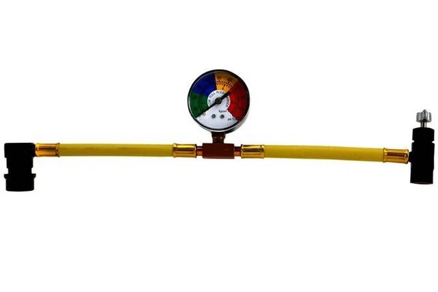 Can Taper with Color Coded Gauge  134 Charging Gauge Set - Plastic #3205