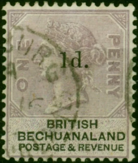 Bechuanaland 1888 1d on 1d Lilac & Black SG22 V.F.U