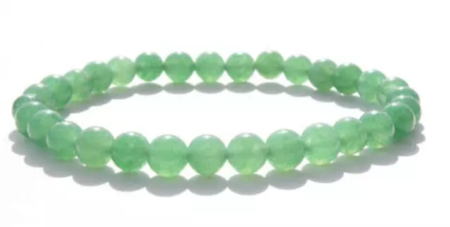 8mm Green Jade Gemstone Mala Bracelet Meditation Mala Cuff Monk Men Lucky Sutra
