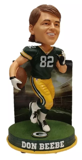 Green Bay PACKERS Milwaukee BREWERS BUCKS Don Beebe Bobblehead #/252 NOT SGA